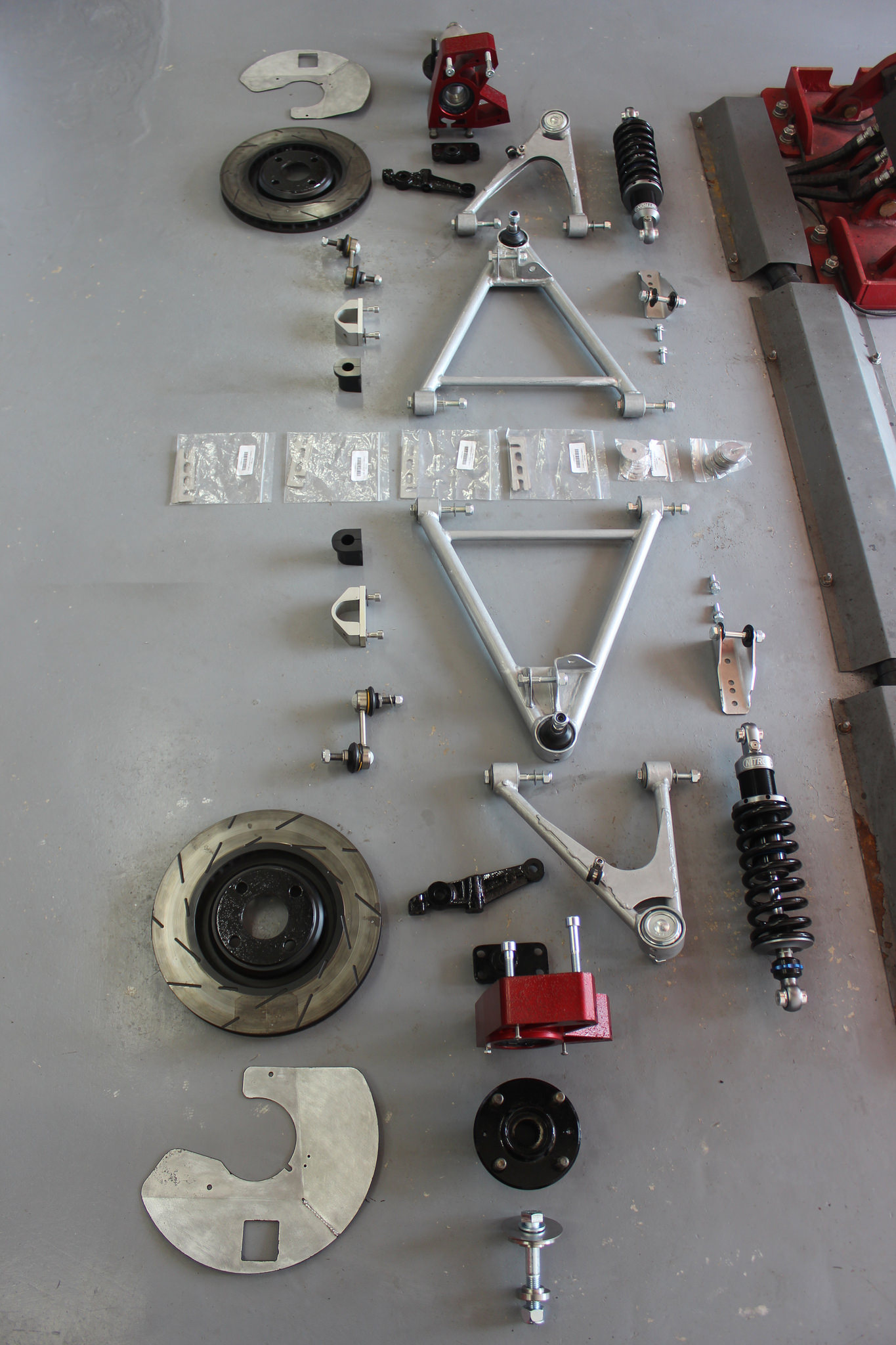 elise fitting hub carriers camber shims ball joint plinths